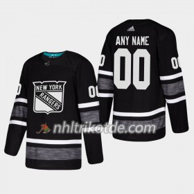 New York Rangers Trikot Custom 2019 All-Star Adidas Schwarz Authentic - Herren